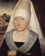 Hans Memling Portrait of an old woman. china oil painting artist